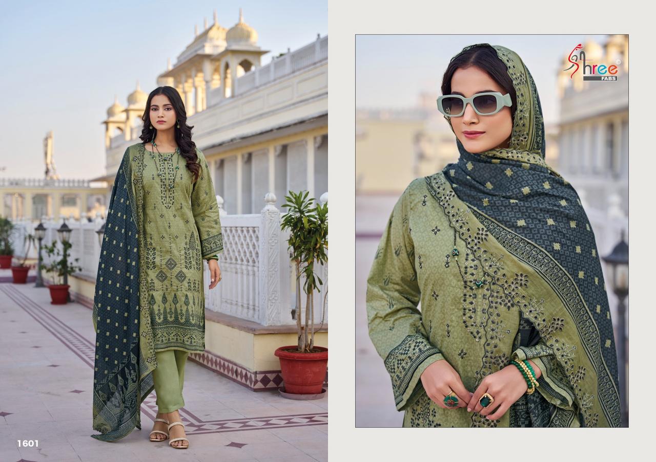 Shree Bin Saeed Lawn Collection Vol 16 Salwar Kameez Wholesale Catalog