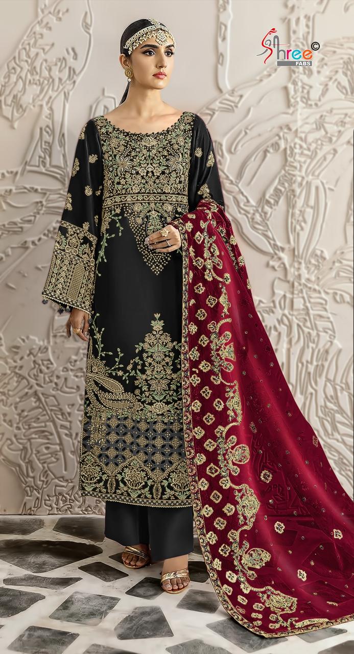 Shree Fabs K 5261 Velvet Pakistani ladies suits wholesale