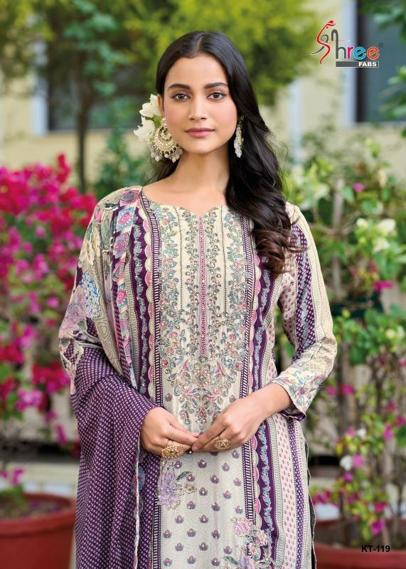 Shree Fabs Kt 119 Crepe Silk Digital Printed pakistani wholesale salwar kameez in karachi