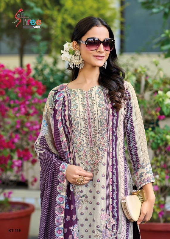 Shree Fabs Kt 119 Crepe Silk Digital Printed pakistani wholesale salwar kameez in karachi