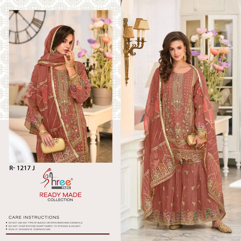 Shree Fabs R 1217 IJKL pakistani replica suits wholesale in india