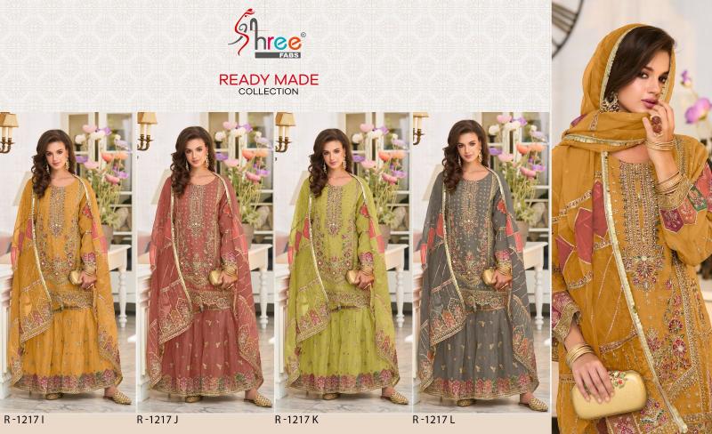 Shree Fabs R 1217 IJKL pakistani replica suits wholesale in india