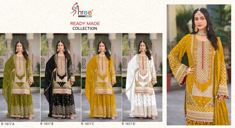 Shree Fabs R 1617 ABCD pakistani suits wholesalers in mumbai