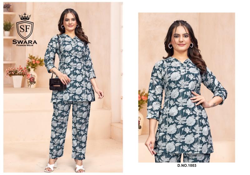 Swara Comfort Wear Jaipuri Prints Co Ord Set Wholesale Catalog