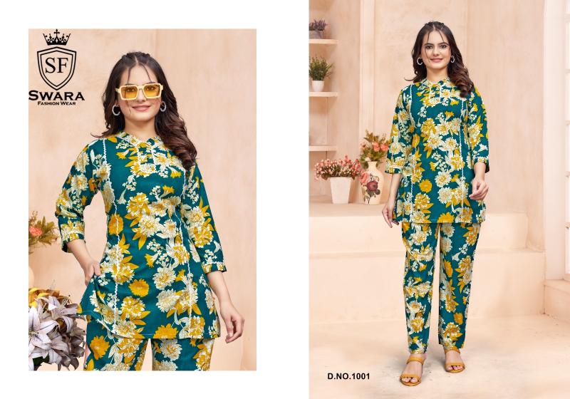 Swara Comfort Wear Jaipuri Prints Co Ord Set Wholesale Catalog