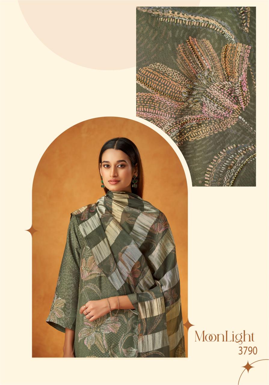T&M Moonlight Viscose Simmer Digital Printed Salwar Kameez Wholesale Catalog