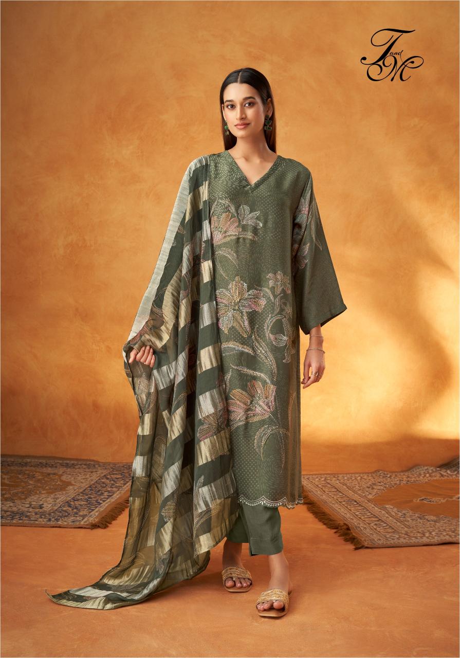 T&M Moonlight Viscose Simmer Digital Printed Salwar Kameez Wholesale Catalog