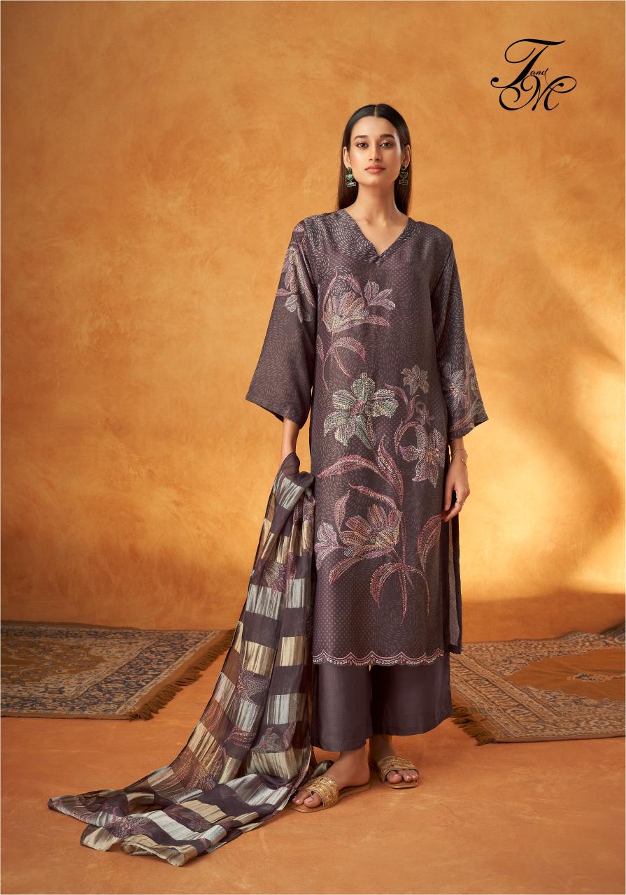 T&M Moonlight Viscose Simmer Digital Printed Salwar Kameez Wholesale Catalog