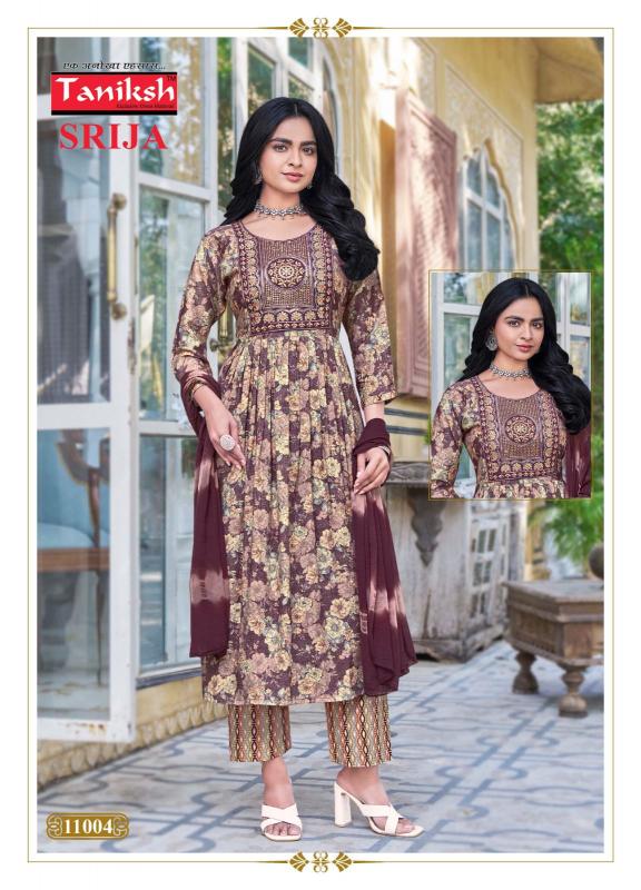 Taniksh Srija Vol 11 affordable brands of kurtis in india