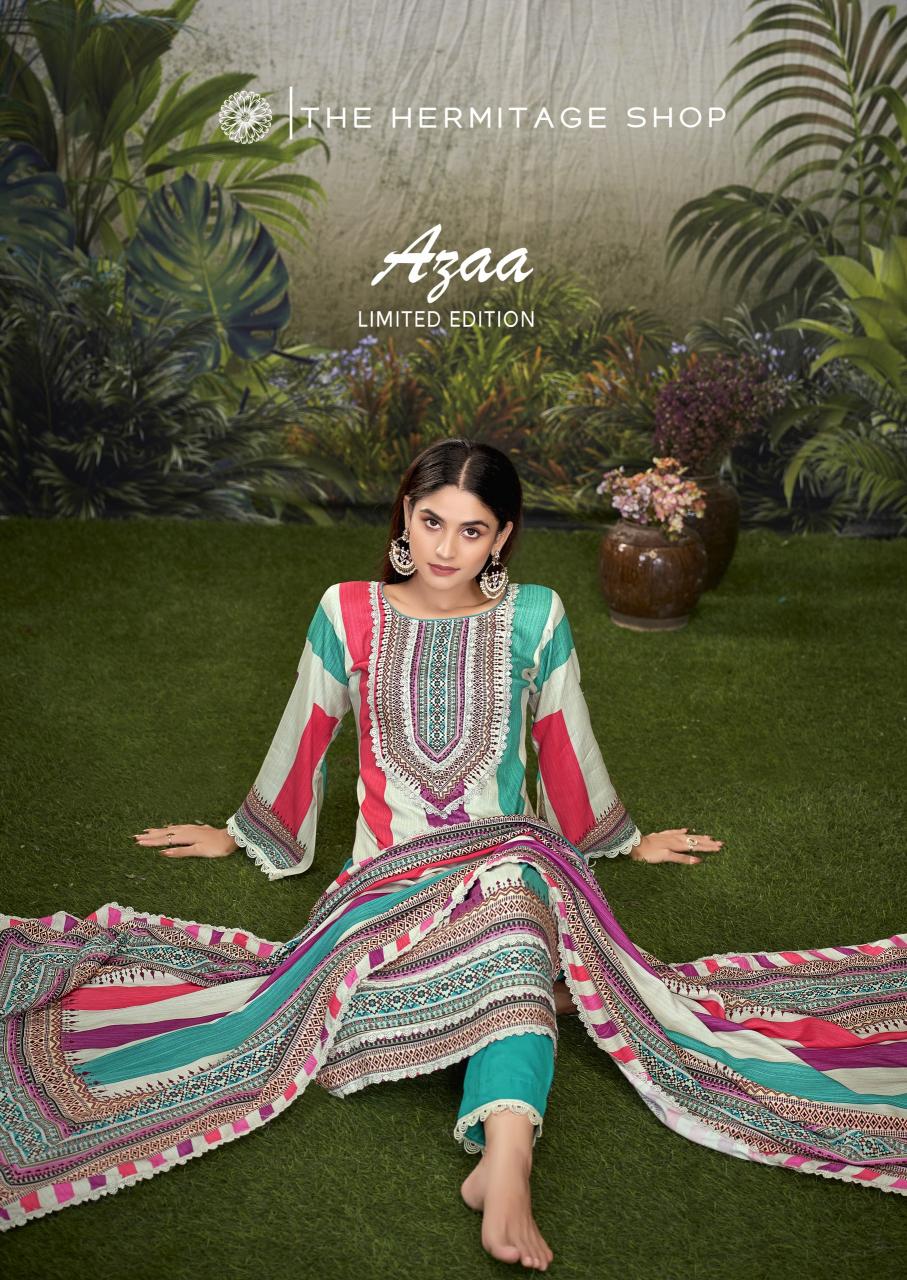 The Hermitage Shop Azaa Vol 2 unstitched salwar kameez wholesalers in mumbai