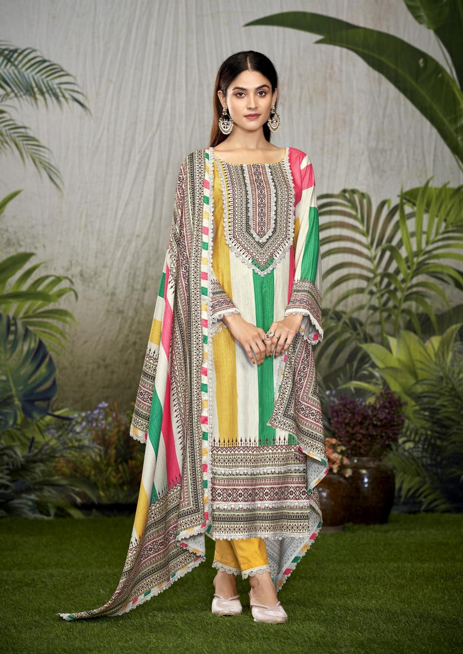 The Hermitage Shop Azaa Vol 2 unstitched salwar kameez wholesalers in mumbai