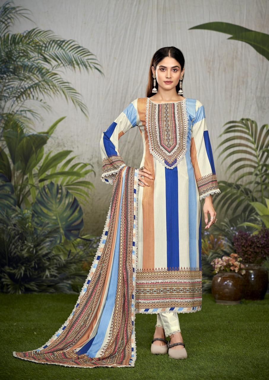 The Hermitage Shop Azaa Vol 2 unstitched salwar kameez wholesalers in mumbai