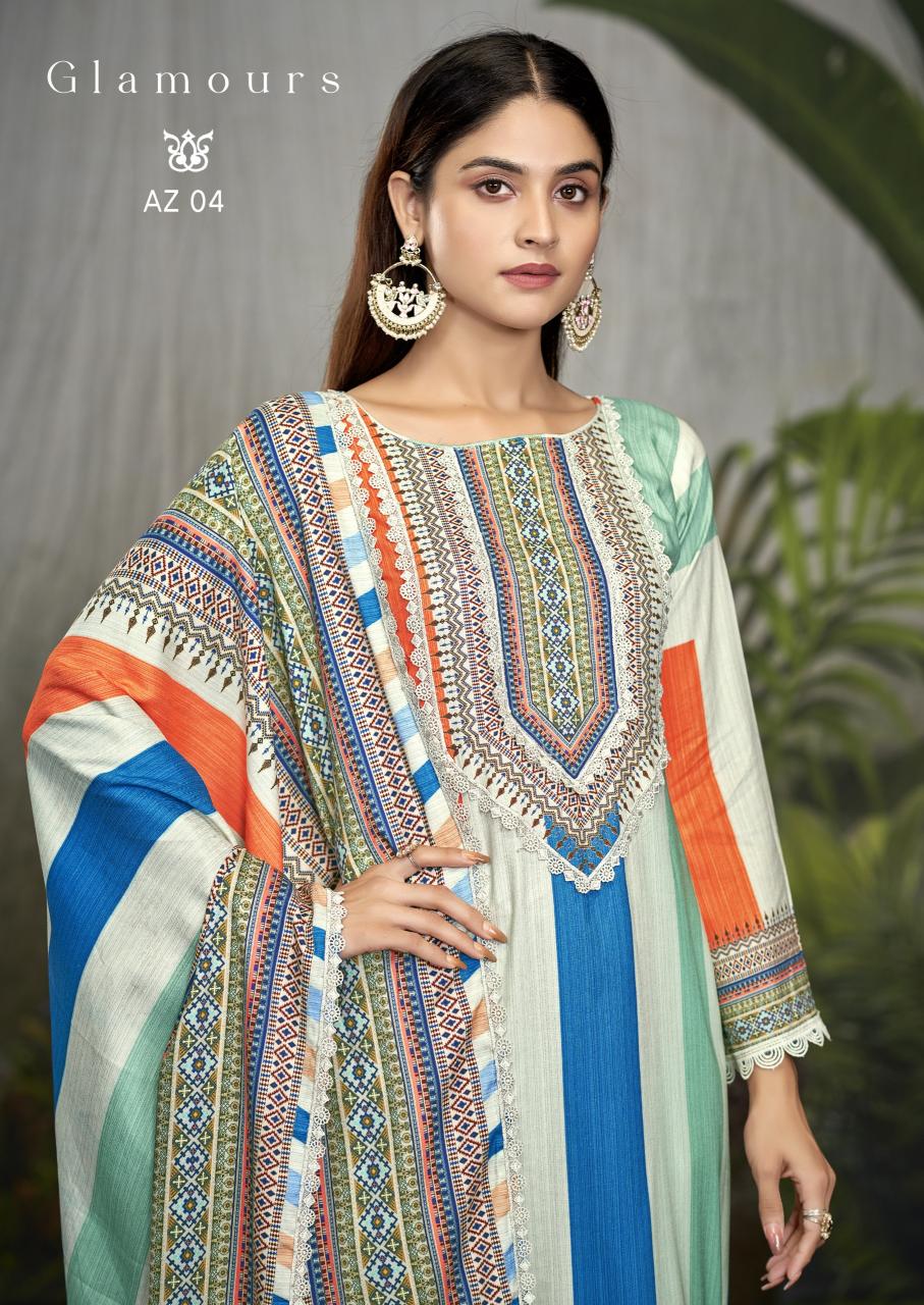 The Hermitage Shop Azaa Vol 2 unstitched salwar kameez wholesalers in mumbai