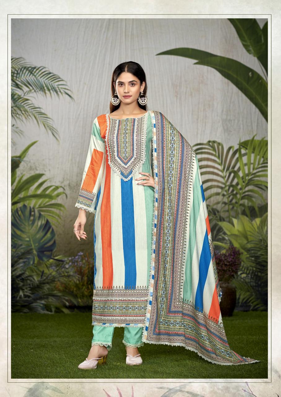 The Hermitage Shop Azaa Vol 2 unstitched salwar kameez wholesalers in mumbai