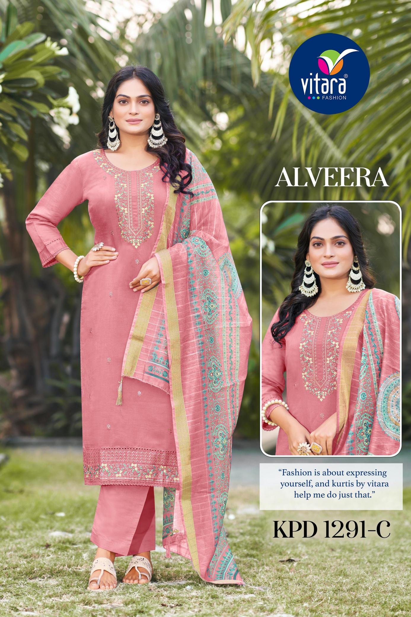 Vitara Alveera kurti wholesale in india