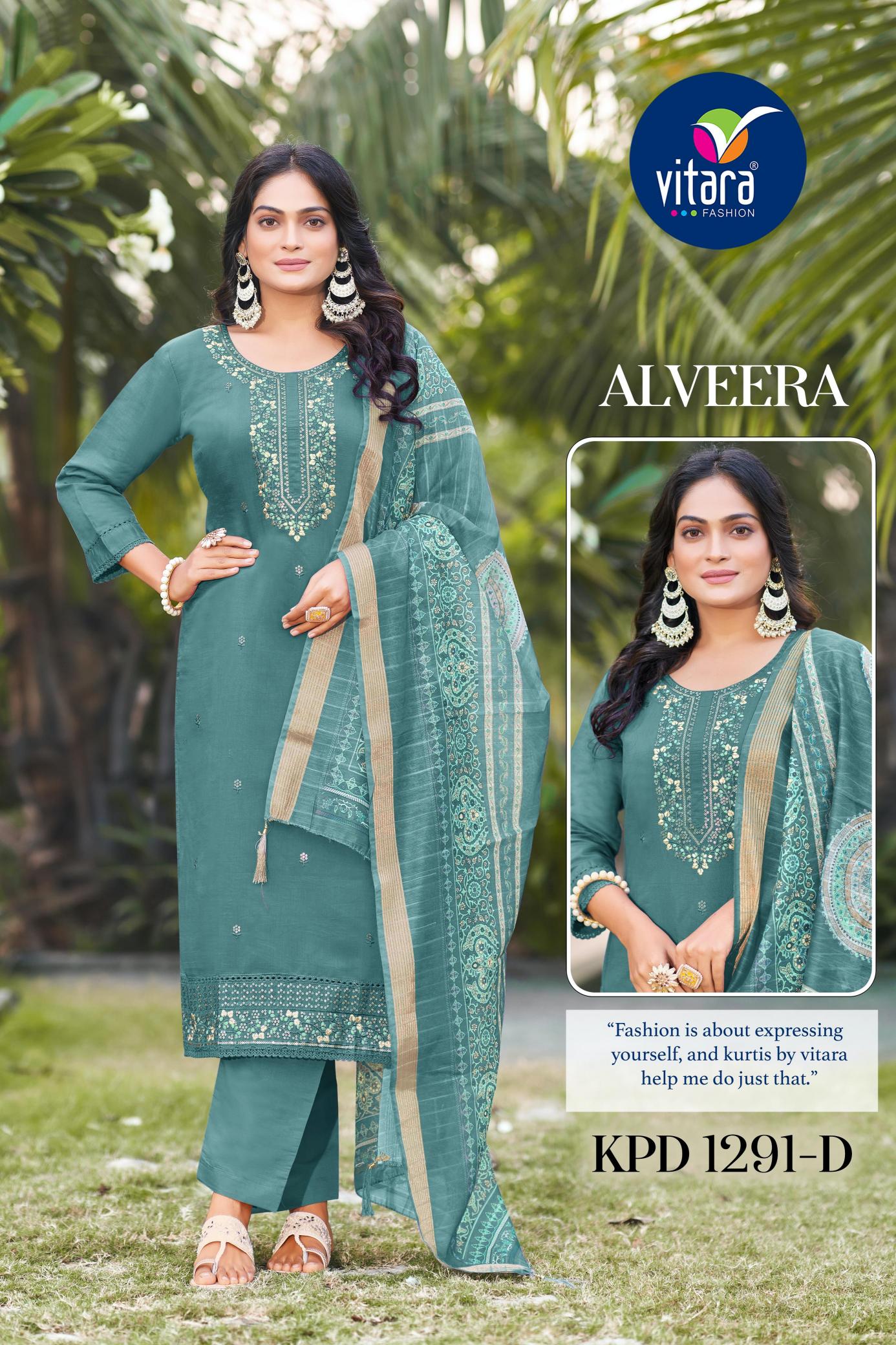 Vitara Alveera kurti wholesale in india