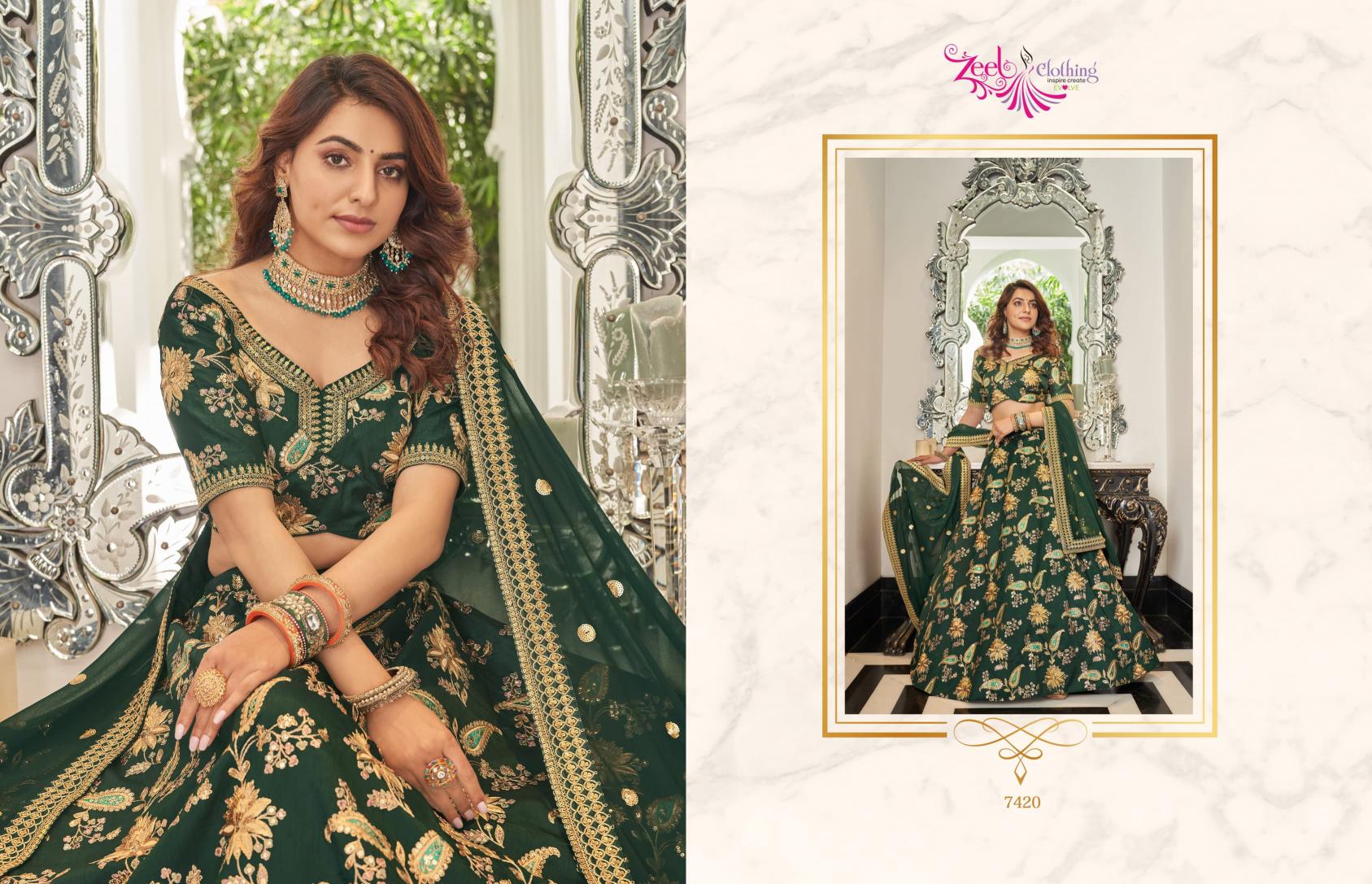 Zeel Cultural Vol 2 lehenga wholesale market in india
