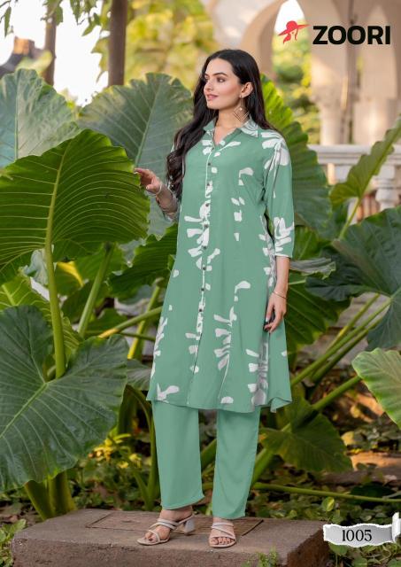 Zoori Alexa Vol 2 rayon co ord set for women 