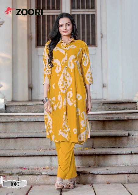 Zoori Alexa Vol 2 rayon co ord set for women 
