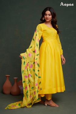 Aayaa Vol 20 Catalog Beautiful Organza designer kurtis manufacturers in surat