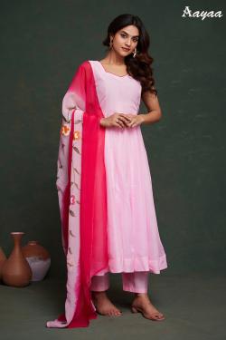 Aayaa Vol 20 Catalog Beautiful Organza designer kurtis manufacturers in surat