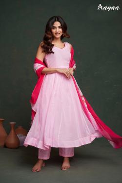 Aayaa Vol 20 Catalog Beautiful Organza designer kurtis manufacturers in surat