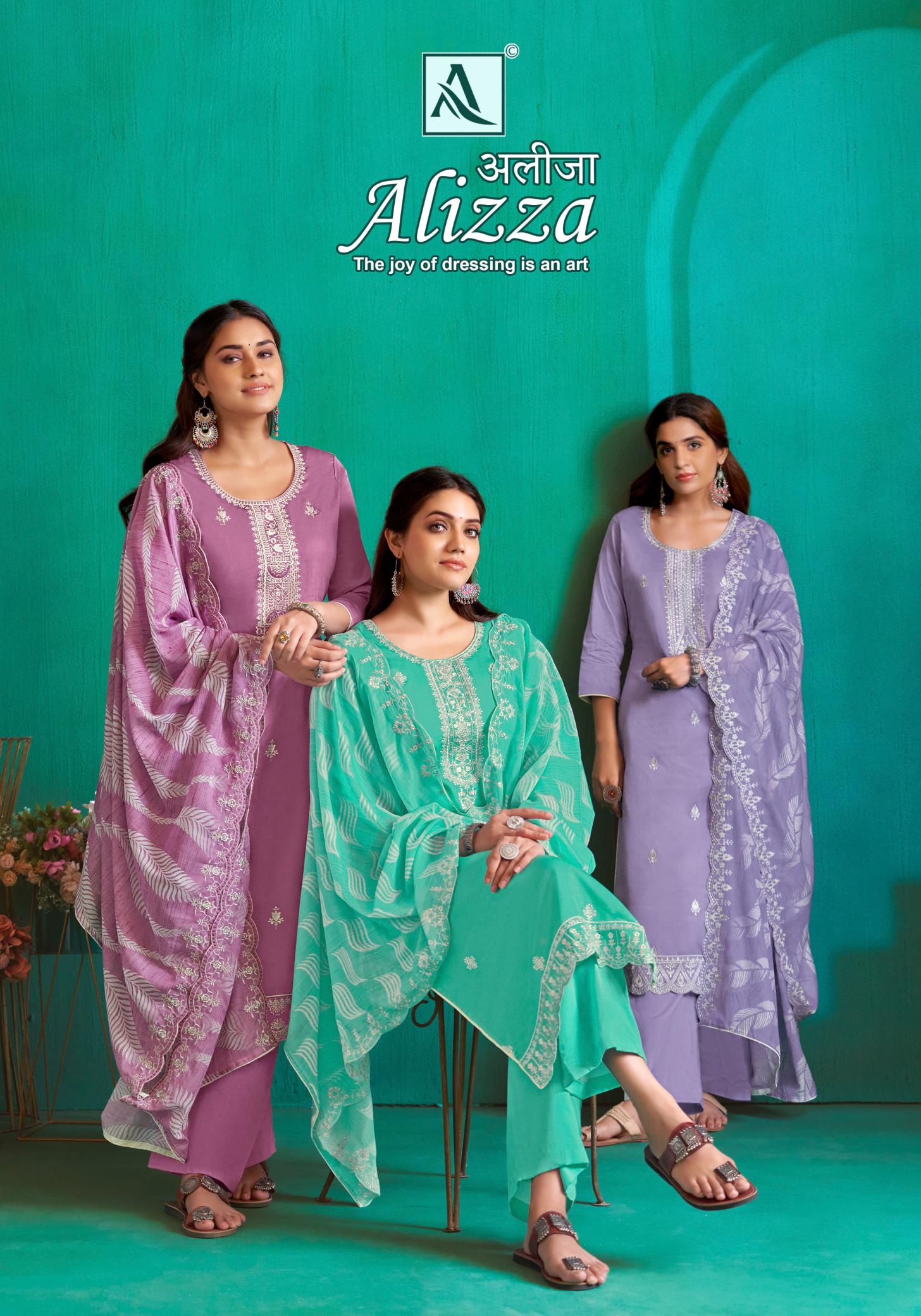 Alok Alizza Catalog dress material wholesale market online
