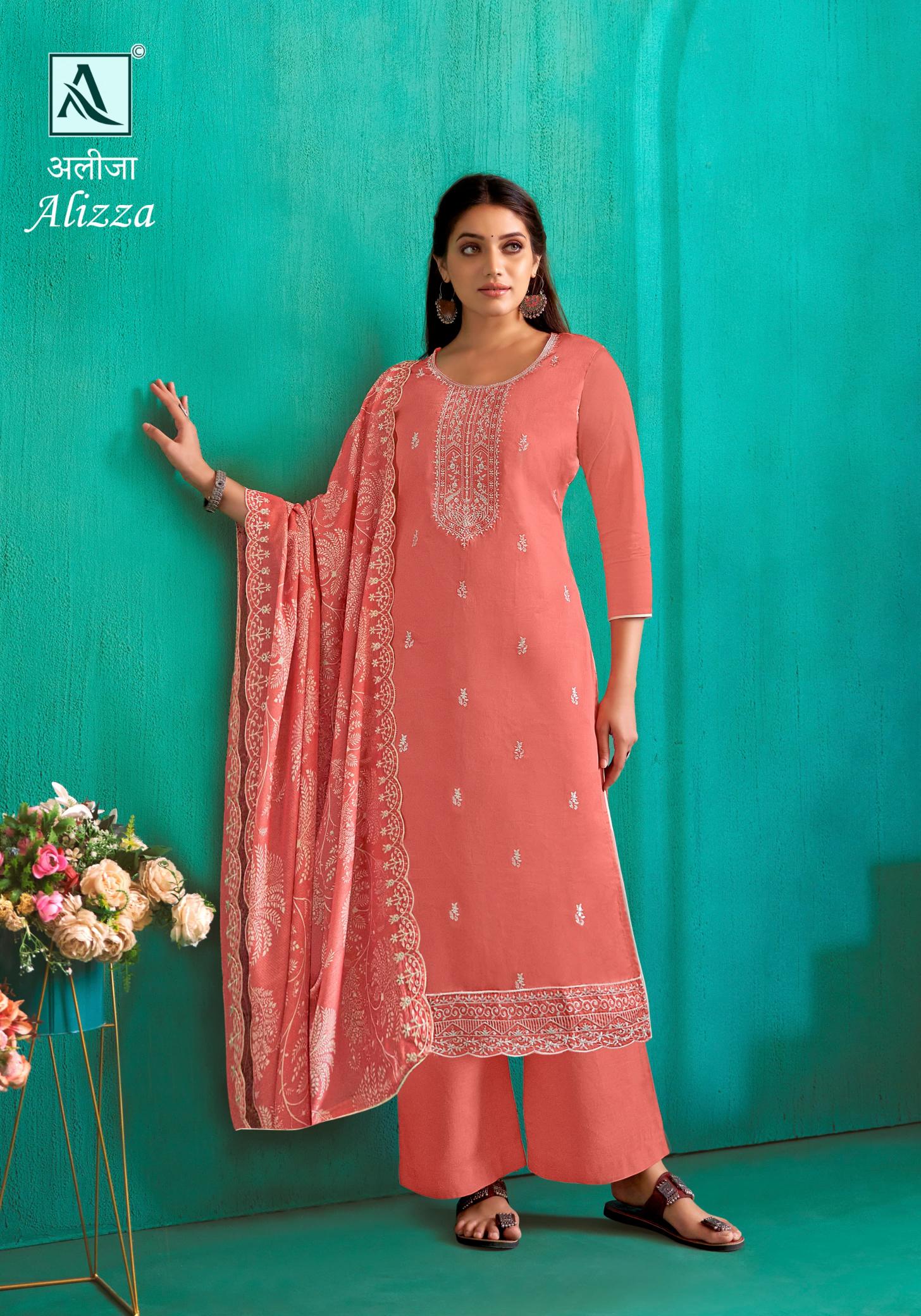 Alok Alizza Catalog dress material wholesale market online