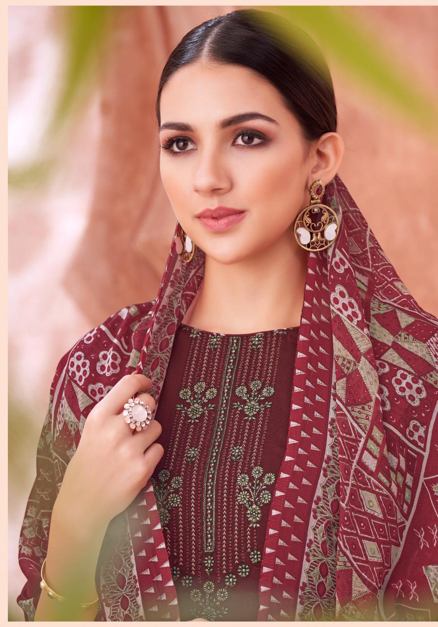 Alok Nusrat E Patiyala Vol 16 Catalog dress material wholesale shops in delhi