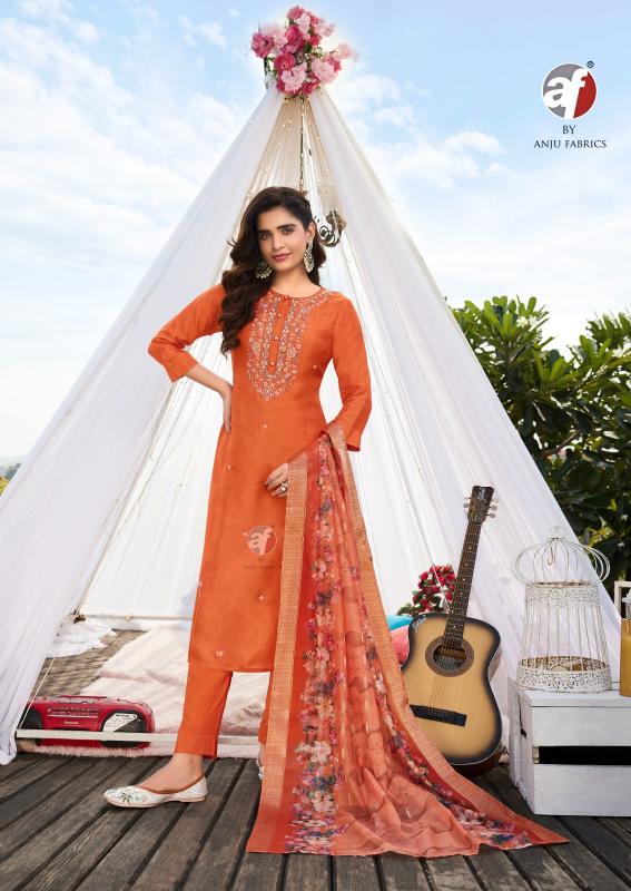 Anju Fabrics Ghunghat Vol 12 Catalog branded kurti manufacturer in surat