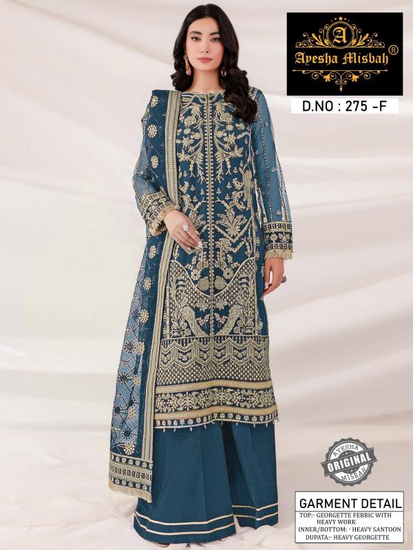 Ayesha Misbah 275 Catalog Georgette winter suits ethnic pakistani