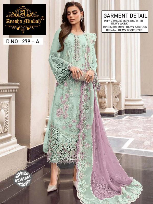 Ayesha Misbah 279 Catalog Georgette pakistani net suits