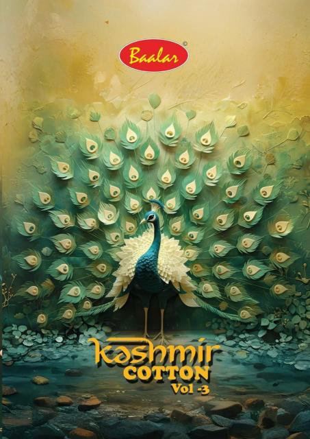 Baalar Kashmir Cotton Vol-03 – Dress Material - Wholesale Catalog