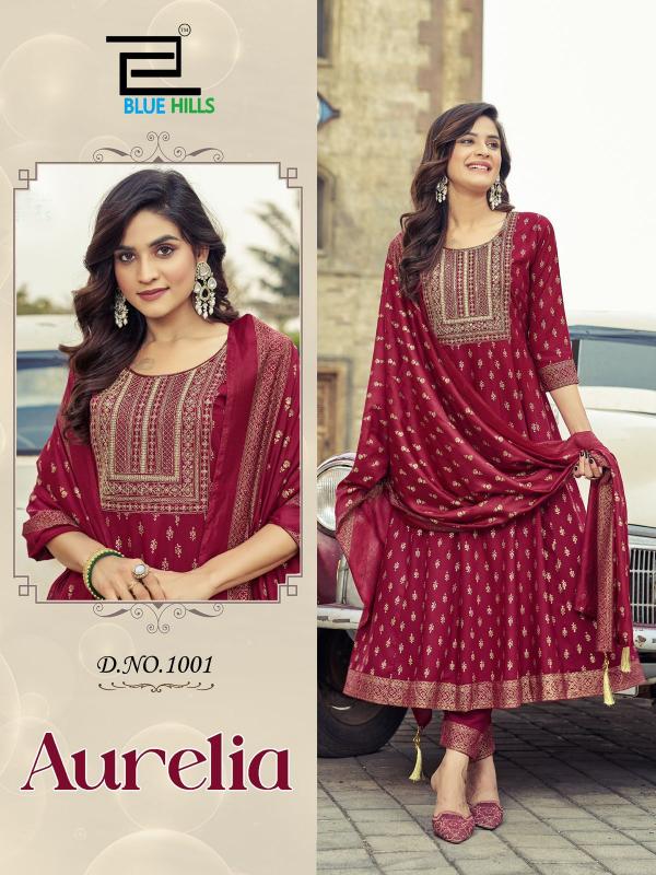 Blue Hills Aurelia Catalog kurti boat neck designs catalogue