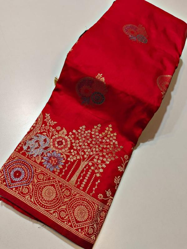 Dazira Komal Vol 1 Soft Banarasi Khadi Georgette Silk Saree Wholesale Catalog