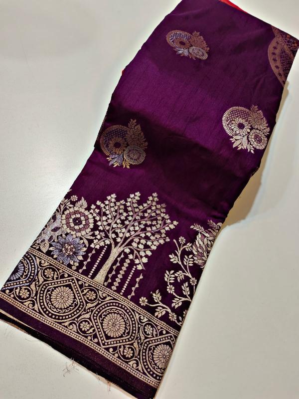 Dazira Komal Vol 1 Soft Banarasi Khadi Georgette Silk Saree Wholesale Catalog