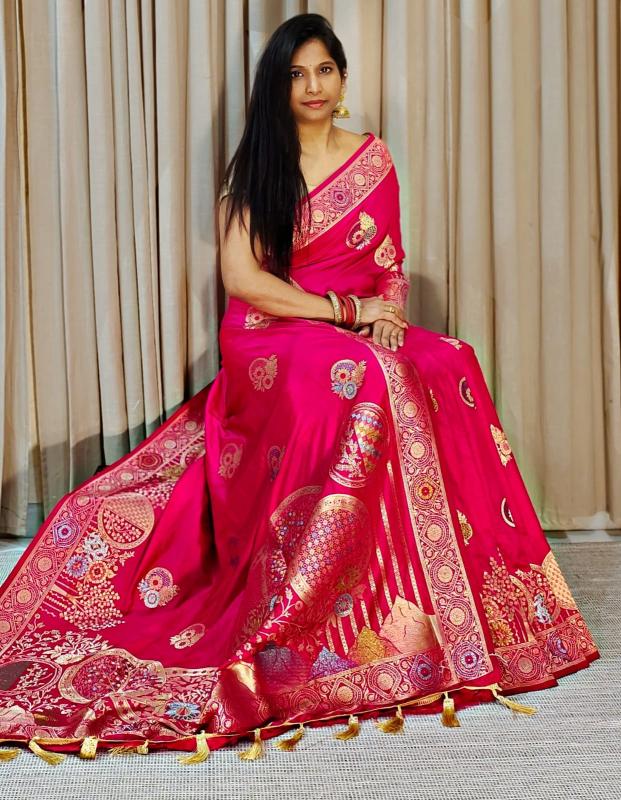 Dazira Komal Vol 1 Soft Banarasi Khadi Georgette Silk Saree Wholesale Catalog