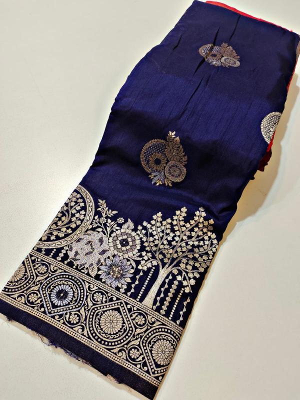 Dazira Komal Vol 1 Soft Banarasi Khadi Georgette Silk Saree Wholesale Catalog
