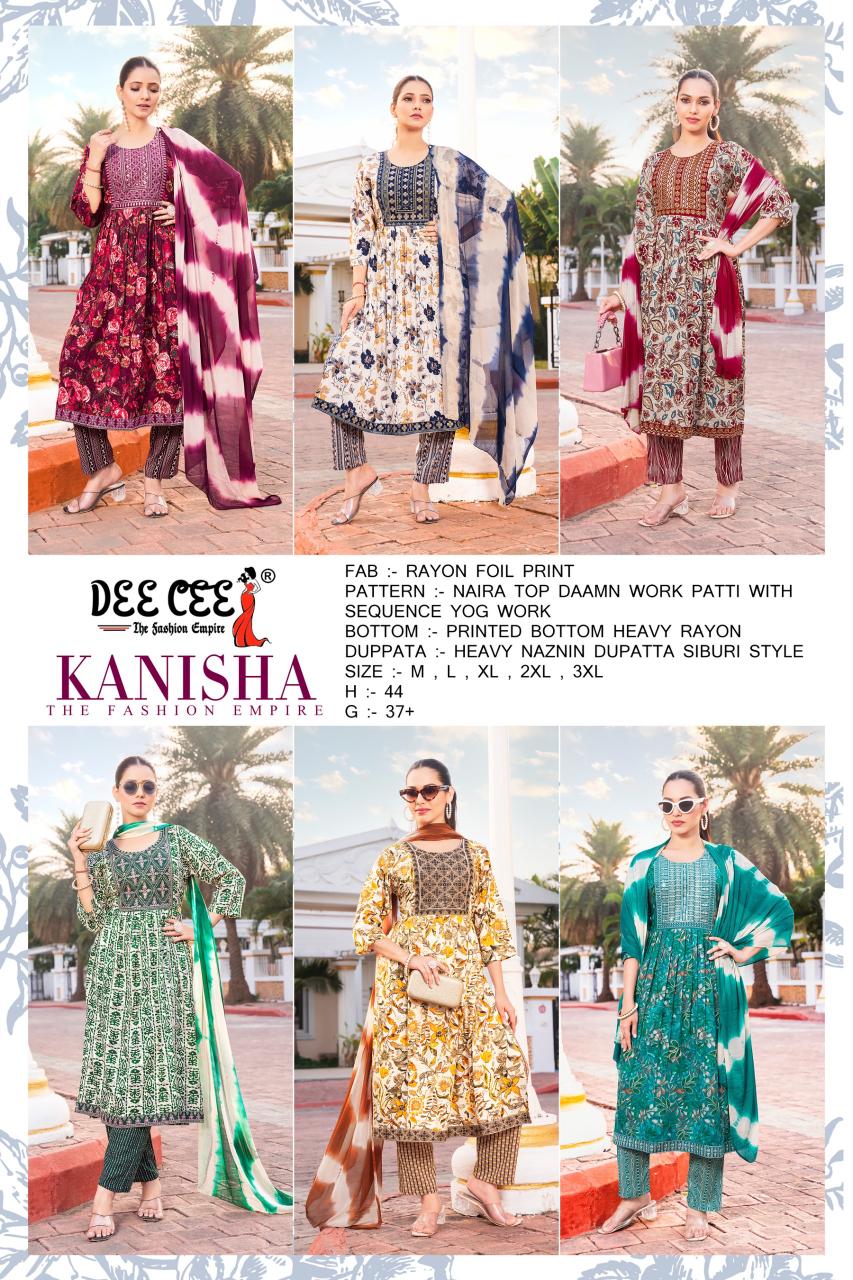 Deecee Kanisha Catalog kurtis manufacturing in polarish parvat patiya surat