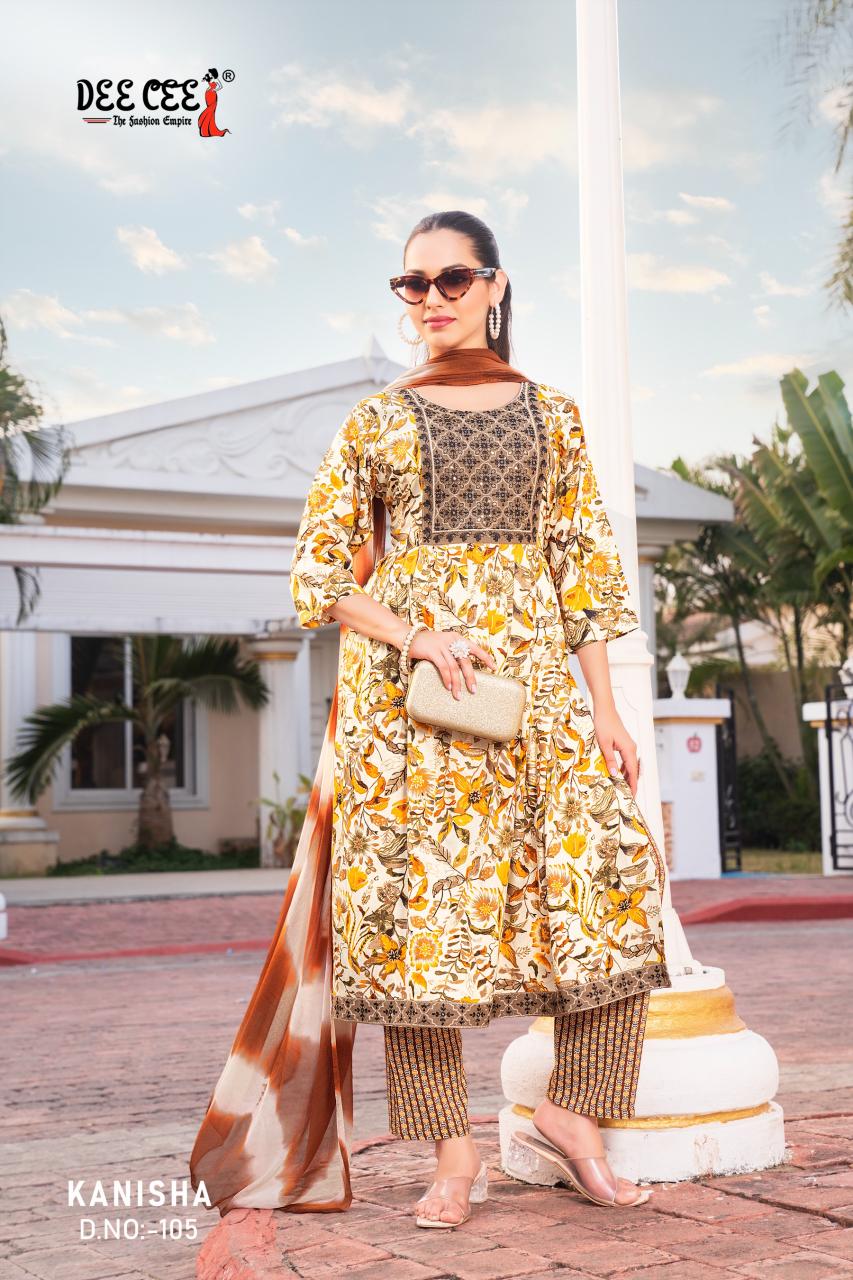 Deecee Kanisha Catalog kurtis manufacturing in polarish parvat patiya surat