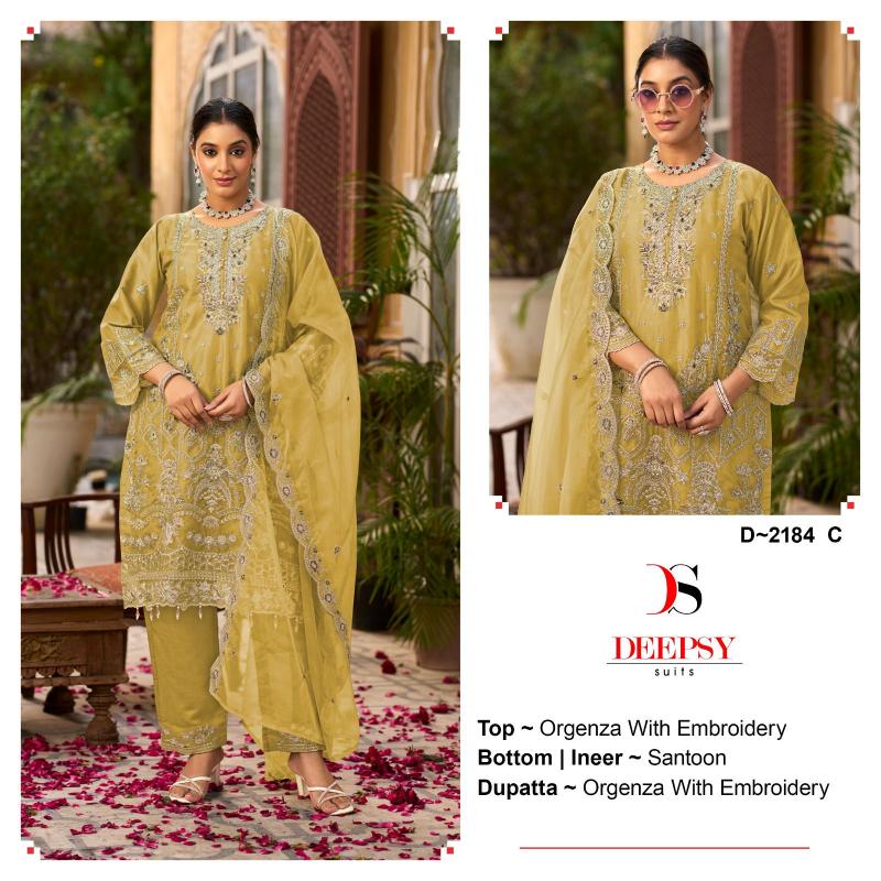 Deepsy 2184 ABCD Catalog pakistani salwar suits images