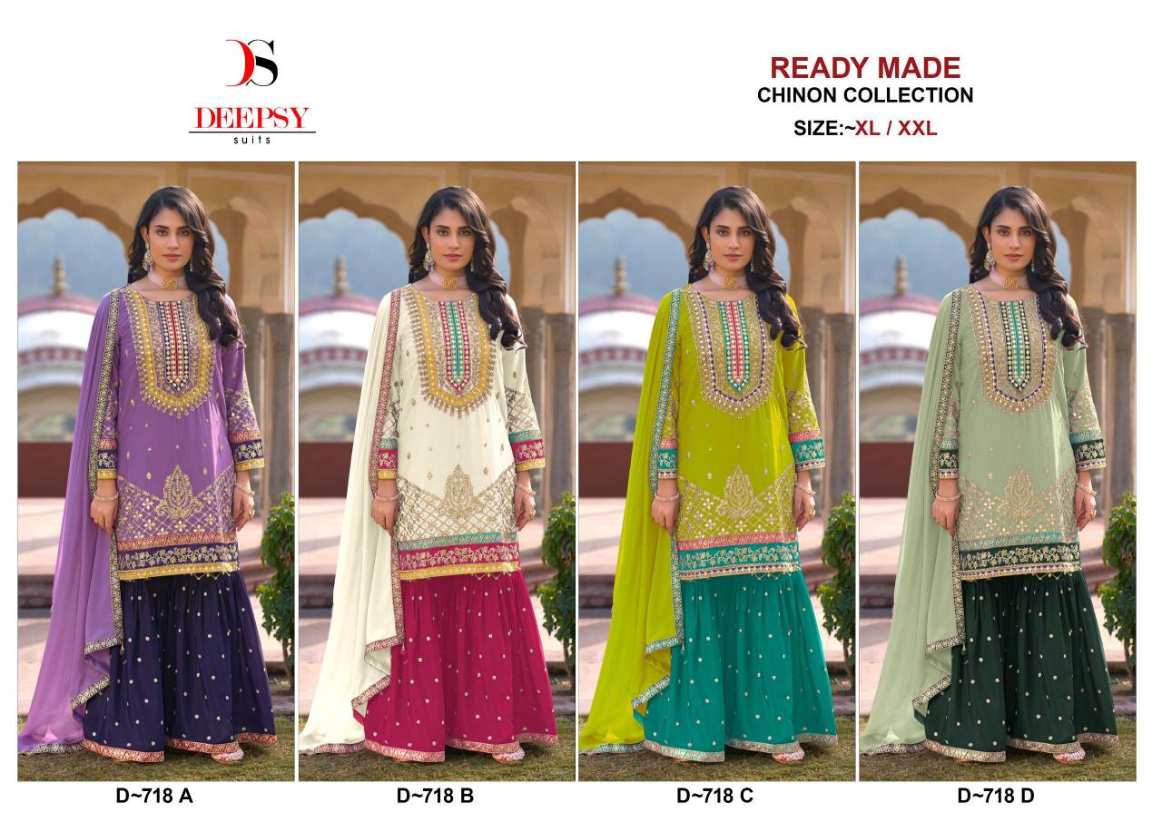 Deepsy 718 ABCD readymade pakistani suits online