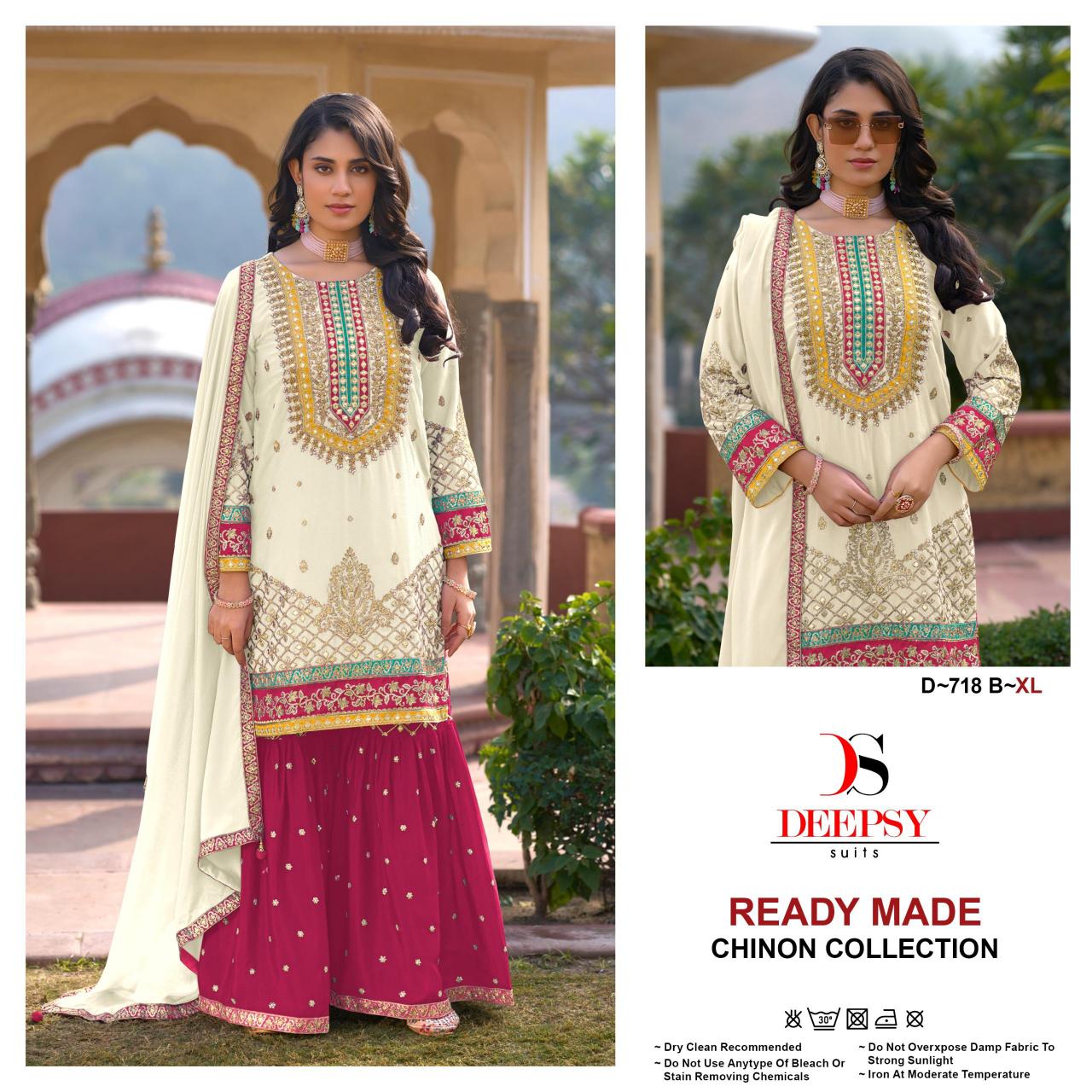 Deepsy 718 ABCD readymade pakistani suits online