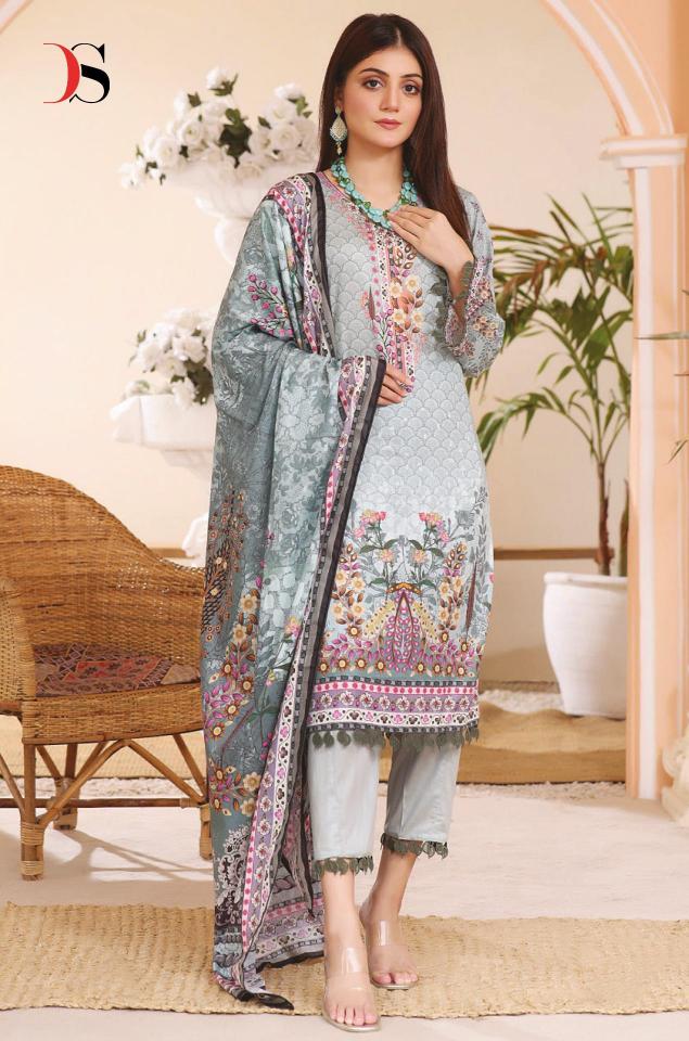 Deepsy Firdous Lawn Vol 24 Chiffon Dupatta wholesale pakistani suits new delhi