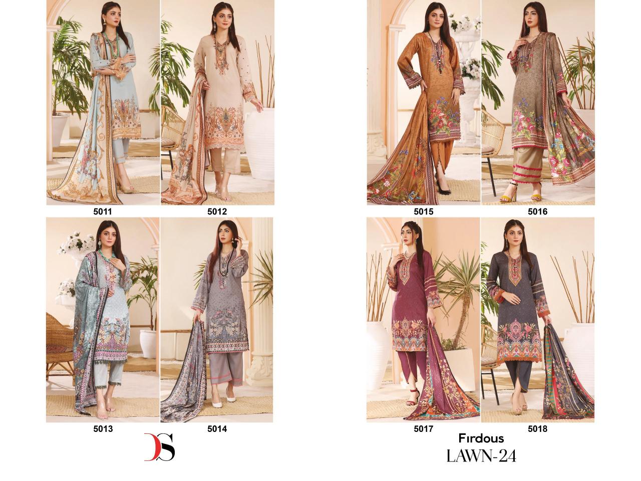 Deepsy Firdous Lawn Vol 24 Cotton Dupatta pakistani original suits wholesale