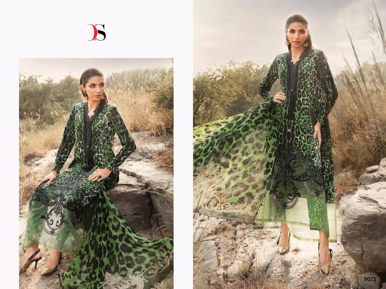 Deepsy Maria B Mprints 25 Catalog pakistani cotton dupatta suits