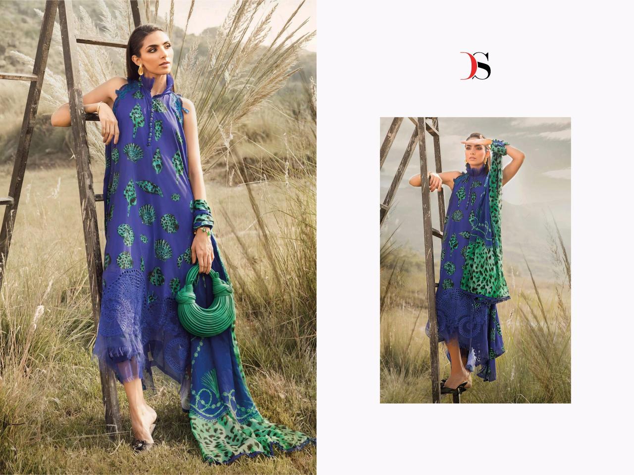 Deepsy Maria B Mprints 25 Catalog pakistani cotton dupatta suits