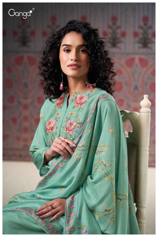 Ganga Asima 3170 Catalog wholesale unstitched salwar kameez suppliers