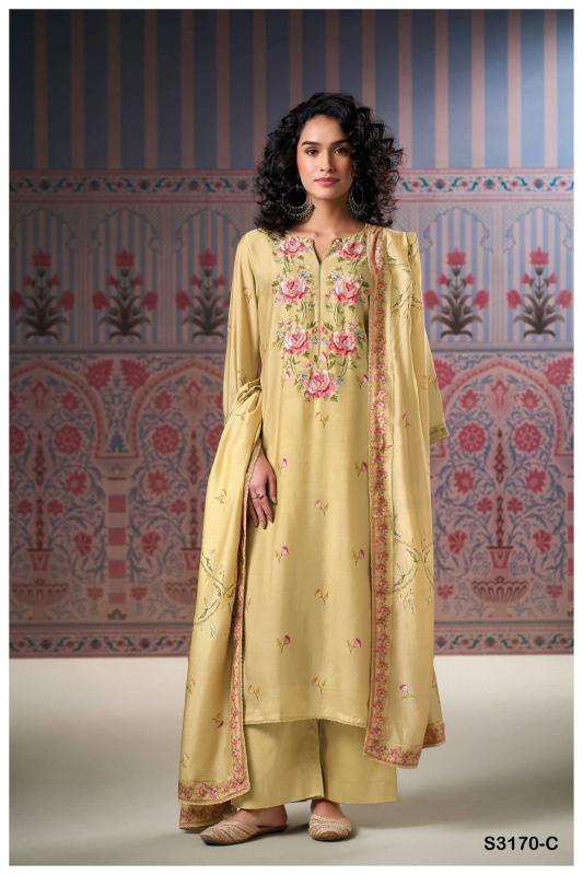 Ganga Asima 3170 Catalog wholesale unstitched salwar kameez suppliers