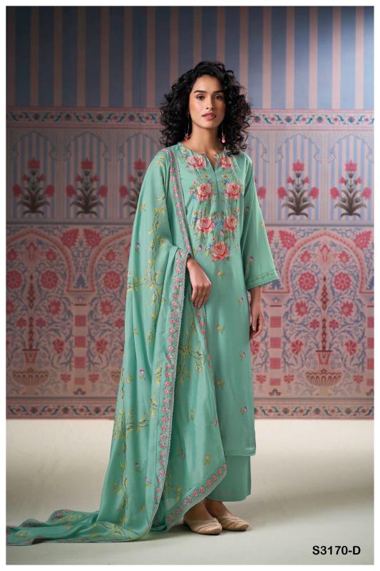Ganga Asima 3170 Catalog wholesale unstitched salwar kameez suppliers